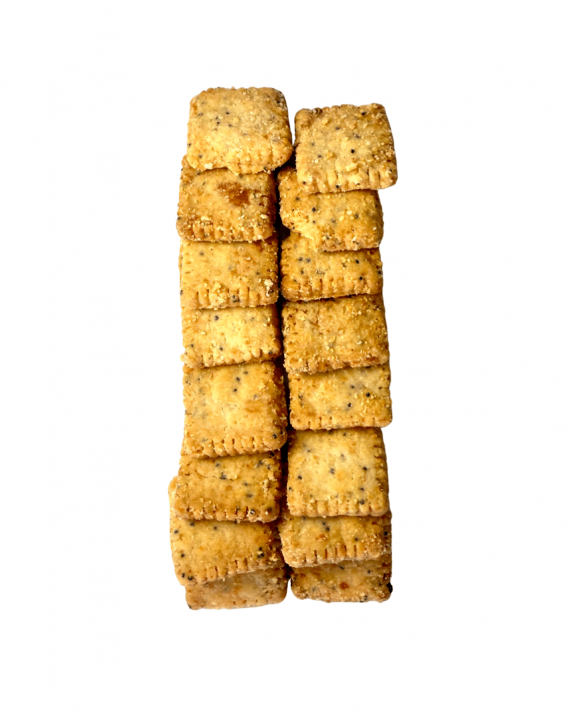 Sablés Parmesan graines de pavot