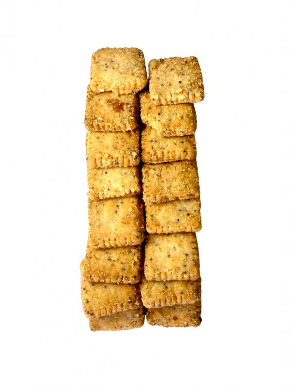 Sablés Parmesan graines de pavot