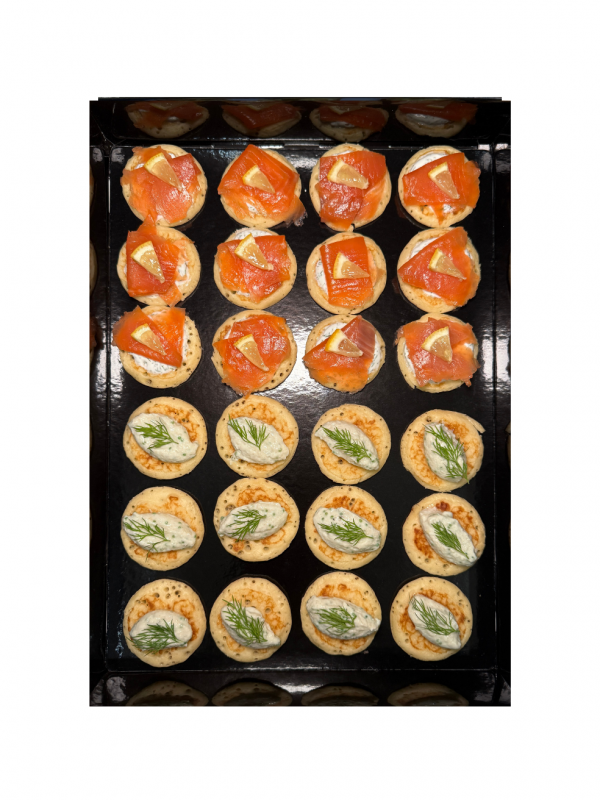 bouchées saumon tarama traiteur paris plateau apéritif